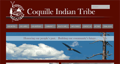 Desktop Screenshot of coquilletribe.org