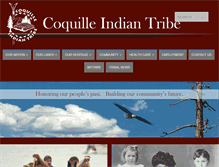 Tablet Screenshot of coquilletribe.org