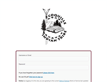 Tablet Screenshot of portal.coquilletribe.org